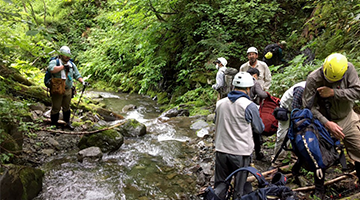 In the new study, researchers looked not to the depths of the oceans but to ancient strata along the northwest edge of a mountain on Japan’s Hokkaido Island. The rocks, or tuffs, formed from volcanic ash that settled and solidified over time. Photo by Luca Podrecca